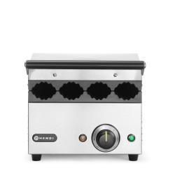 Kontaktinis grilis dešrainiams ir lavašams, HENDI, 230V/1800W, 385x285x(H)254mm