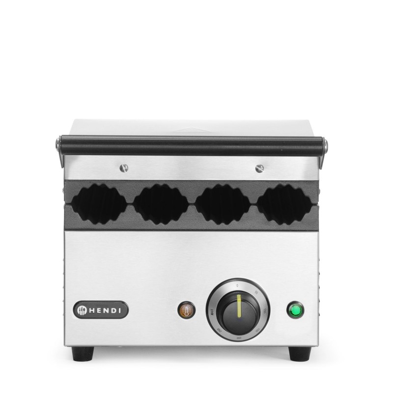 Kontaktinis grilis dešrainiams ir lavašams, HENDI, 230V/1800W, 385x285x(H)254mm