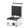 Kontaktinis grilis dešrainiams ir lavašams, HENDI, 230V/1800W, 385x285x(H)254mm