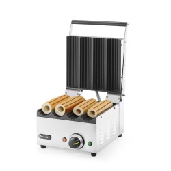 Kontaktinis grilis dešrainiams ir lavašams, HENDI, 230V/1800W, 385x285x(H)254mm