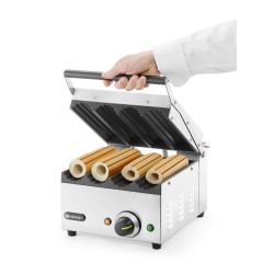 Kontaktinis grilis dešrainiams ir lavašams, HENDI, 230V/1800W, 385x285x(H)254mm