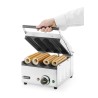 Kontaktinis grilis dešrainiams ir lavašams, HENDI, 230V/1800W, 385x285x(H)254mm