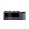 Antstalinis vyno šaldytuvas, 2 zonų, Arktic, Juodas, 230V/60W, 350x800x(H)293mm