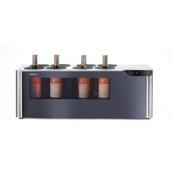 Antstalinis vyno šaldytuvas, 2 zonų, Arktic, Juodas, 230V/60W, 350x800x(H)293mm