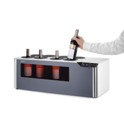 Antstalinis vyno šaldytuvas, 2 zonų, Arktic, Juodas, 230V/60W, 350x800x(H)293mm