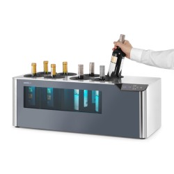Antstalinis vyno šaldytuvas, 2 zonų, Arktic, Juodas, 230V/60W, 350x800x(H)293mm