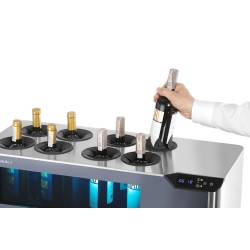 Antstalinis vyno šaldytuvas, 2 zonų, Arktic, Juodas, 230V/60W, 350x800x(H)293mm