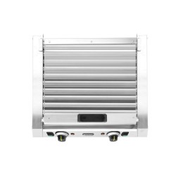 Dešrelių kepimo grilis – 2 zonos su energiją taupančiu dangčiu, HENDI, 230V/980W, 566x527x(H)259mm