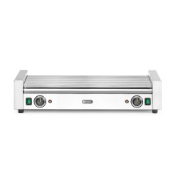 Dešrelių kepimo grilis XL – 2 zonų, HENDI, Sidabro, 230V/2000W, 732x590x(H)168mm, rettangolare
