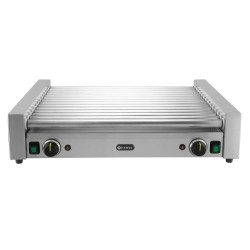 Dešrelių kepimo grilis XL – 2 zonų, HENDI, Sidabro, 230V/2000W, 732x590x(H)168mm, rettangolare