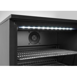 Vienerių durų baro šaldytuvas, Arktic, 86L, Juodas, 230V/120W, 530x500x(H)870mm