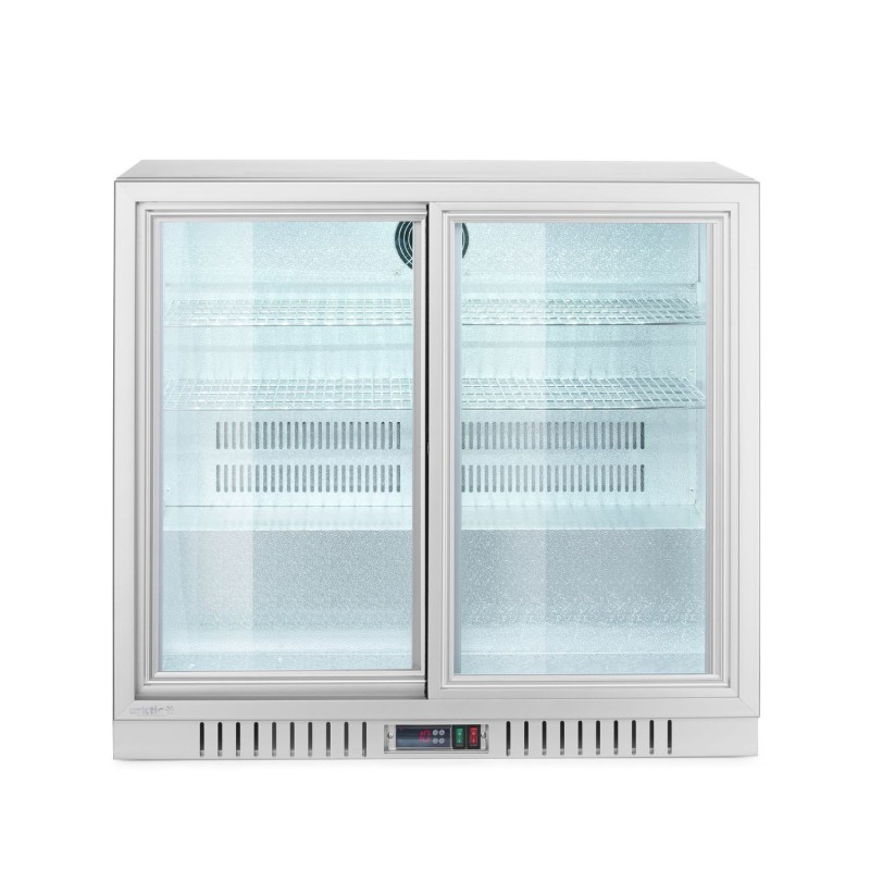 Baro šaldytuvas su 2 stumdomomis durimis, Arktic, 150L, Sidabro, 230V/175W, 900x520x(H)840mm