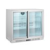 Baro šaldytuvas su 2 stumdomomis durimis, Arktic, 150L, Sidabro, 230V/175W, 900x520x(H)840mm
