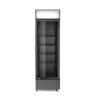 Vienų durų baro šaldytuvas su apšviečiamu skydeliu, Arktic, 254L, Juodas, 230V/250W, 605x578x(H)1980mm