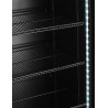 Baro šaldytuvas su apšviečiamu skydeliu, dviejų durų, Arktic, 512L, Juodas, 230V/510W, 585x1120x(H)1900mm