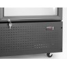 Baro šaldytuvas su apšviečiamu skydeliu, dviejų durų, Arktic, 512L, Juodas, 230V/510W, 585x1120x(H)1900mm
