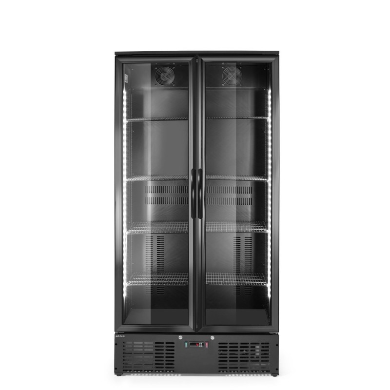 Dviejų durų baro šaldytuvas, Arktic, 477L, Juodas, 230V/365W, 530x900x(H)1820mm