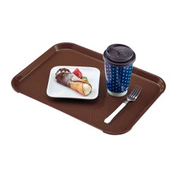 Padėklas iš polipropileno fast food, didelis, Cambro, Rudas, 355x457x(H)21mm