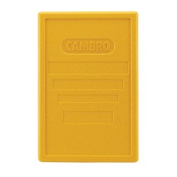 Dangtis termoizoliaciniams konteineriams Cam GoBox su įkrovimu iš viršaus, Cambro, Geltonas, 600x400x(H)34mm