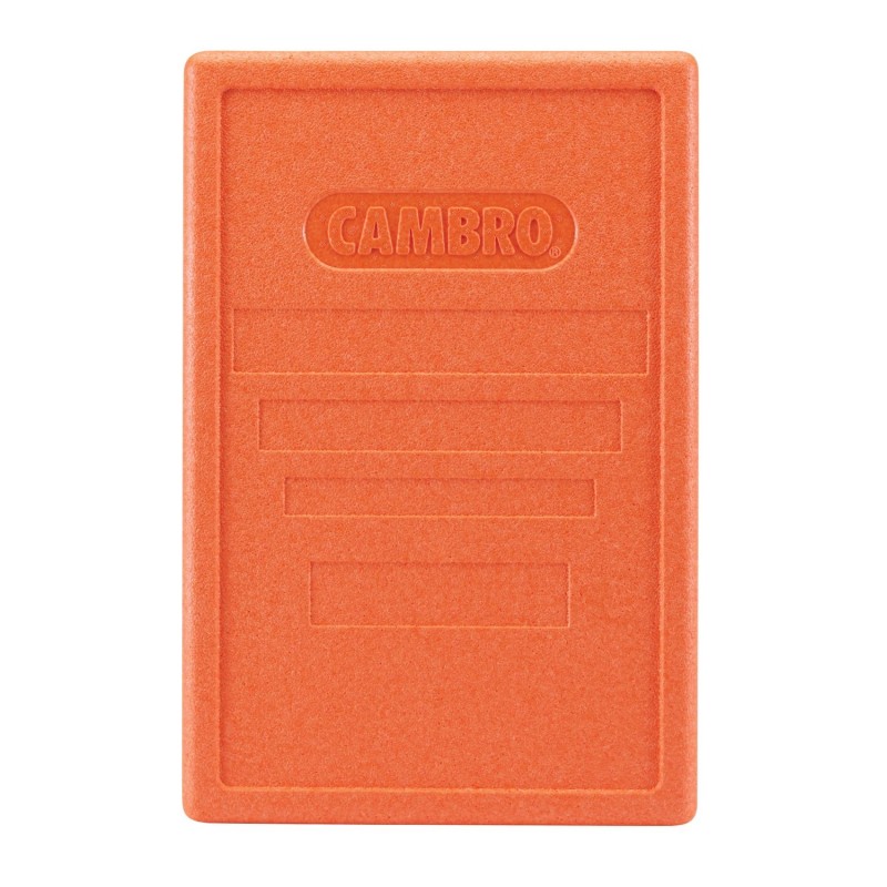 Dangtis termoizoliaciniams konteineriams Cam GoBox su įkrovimu iš viršaus, Cambro, Oranžinė, 600x400x(H)34mm