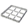 Paaukštinimas krepšiams full drop 500x500 mm, pilkas, modelis E2, Cambro, Šviesiai pilkas, 499x499x(H)51mm