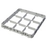 Paaukštinimas krepšiams full drop 500x500 mm, pilkas, modelis E2, Cambro, Šviesiai pilkas, 499x499x(H)51mm