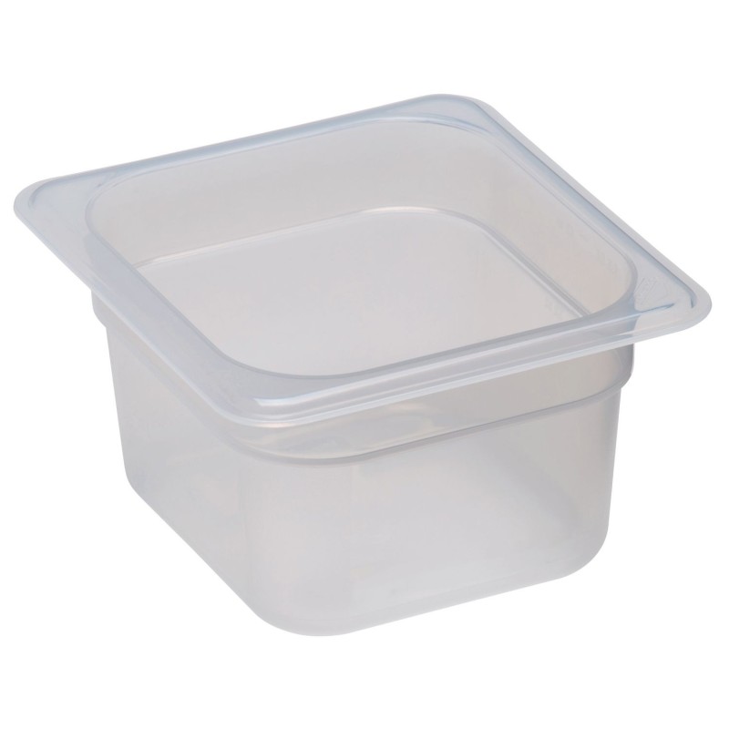 Konteineris GN 1/6 iš skaidraus polipropileno, Cambro, GN 1/6, 1,5L, Permatomas, 162x176x(H)100mm