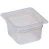 Konteineris GN 1/6 iš skaidraus polipropileno, Cambro, GN 1/6, 1,5L, Permatomas, 162x176x(H)100mm
