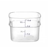 Maisto talpykla CamSquares Fresh Pro , Cambro, 11,4L, Permatomas, 289x289x(H)216mm