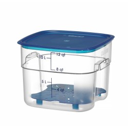 Maisto talpykla CamSquares Fresh Pro , Cambro, 11,4L, Permatomas, 289x289x(H)216mm
