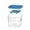 Maisto talpykla CamSquares Fresh Pro , Cambro, 11,4L, Permatomas, 289x289x(H)216mm