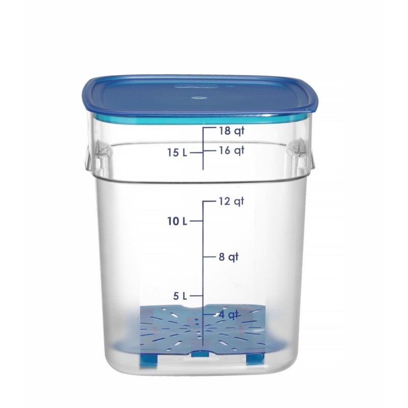 Maisto talpykla CamSquares Fresh Pro , Cambro, 17,2L, Permatomas, 289x289x(H)327mm