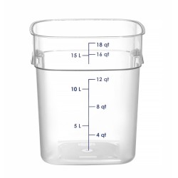 Maisto talpykla CamSquares Fresh Pro , Cambro, 17,2L, Permatomas, 289x289x(H)327mm