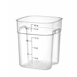 Maisto talpykla CamSquares Fresh Pro , Cambro, 17,2L, Permatomas, 289x289x(H)327mm