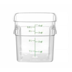 Maisto talpykla CamSquares Fresh Pro , Cambro, 3,8L, Permatomas, 191x191x(H)183mm