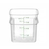 Maisto talpykla CamSquares Fresh Pro , Cambro, 3,8L, Permatomas, 191x191x(H)183mm
