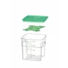 Maisto talpykla CamSquares Fresh Pro , Cambro, 3,8L, Permatomas, 191x191x(H)183mm