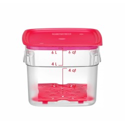 Maisto talpykla CamSquares Fresh Pro , Cambro, 5,7L, Permatomas, 229x229x(H)180mm
