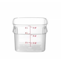 Maisto talpykla CamSquares Fresh Pro , Cambro, 5,7L, Permatomas, 229x229x(H)180mm