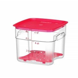 Maisto talpykla CamSquares Fresh Pro , Cambro, 5,7L, Permatomas, 229x229x(H)180mm