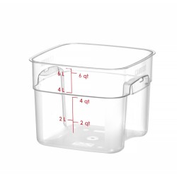 Maisto talpykla CamSquares Fresh Pro , Cambro, 5,7L, Permatomas, 229x229x(H)180mm