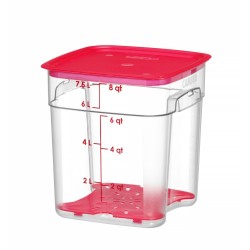 Maisto talpykla CamSquares Fresh Pro , Cambro, 7,6L, Permatomas, 229x229x(H)243mm
