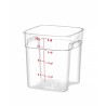 Maisto talpykla CamSquares Fresh Pro , Cambro, 7,6L, Permatomas, 229x229x(H)243mm