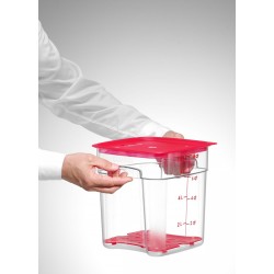 Maisto talpykla CamSquares Fresh Pro , Cambro, 7,6L, Permatomas, 229x229x(H)243mm