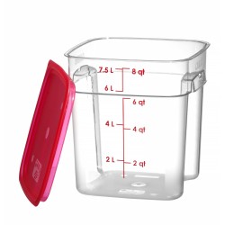 Maisto talpykla CamSquares Fresh Pro , Cambro, 7,6L, Permatomas, 229x229x(H)243mm
