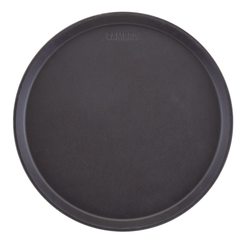 Serviravimo padėklas Camtread, apvalus, neslystantis, Cambro, Juodas, ⌀355x(H)21mm