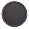 Serviravimo padėklas Camtread, apvalus, neslystantis, Cambro, Juodas, ⌀355x(H)21mm