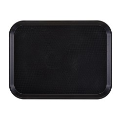 Padėklas iš polipropileno fast food, vidutinis, Cambro, Juodas, 300x410x(H)19mm