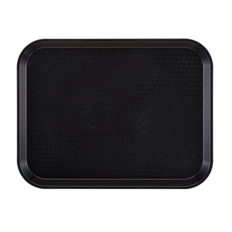 Padėklas iš polipropileno fast food, vidutinis, Cambro, Juodas, 300x410x(H)19mm