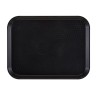 Padėklas iš polipropileno fast food, vidutinis, Cambro, Juodas, 300x410x(H)19mm
